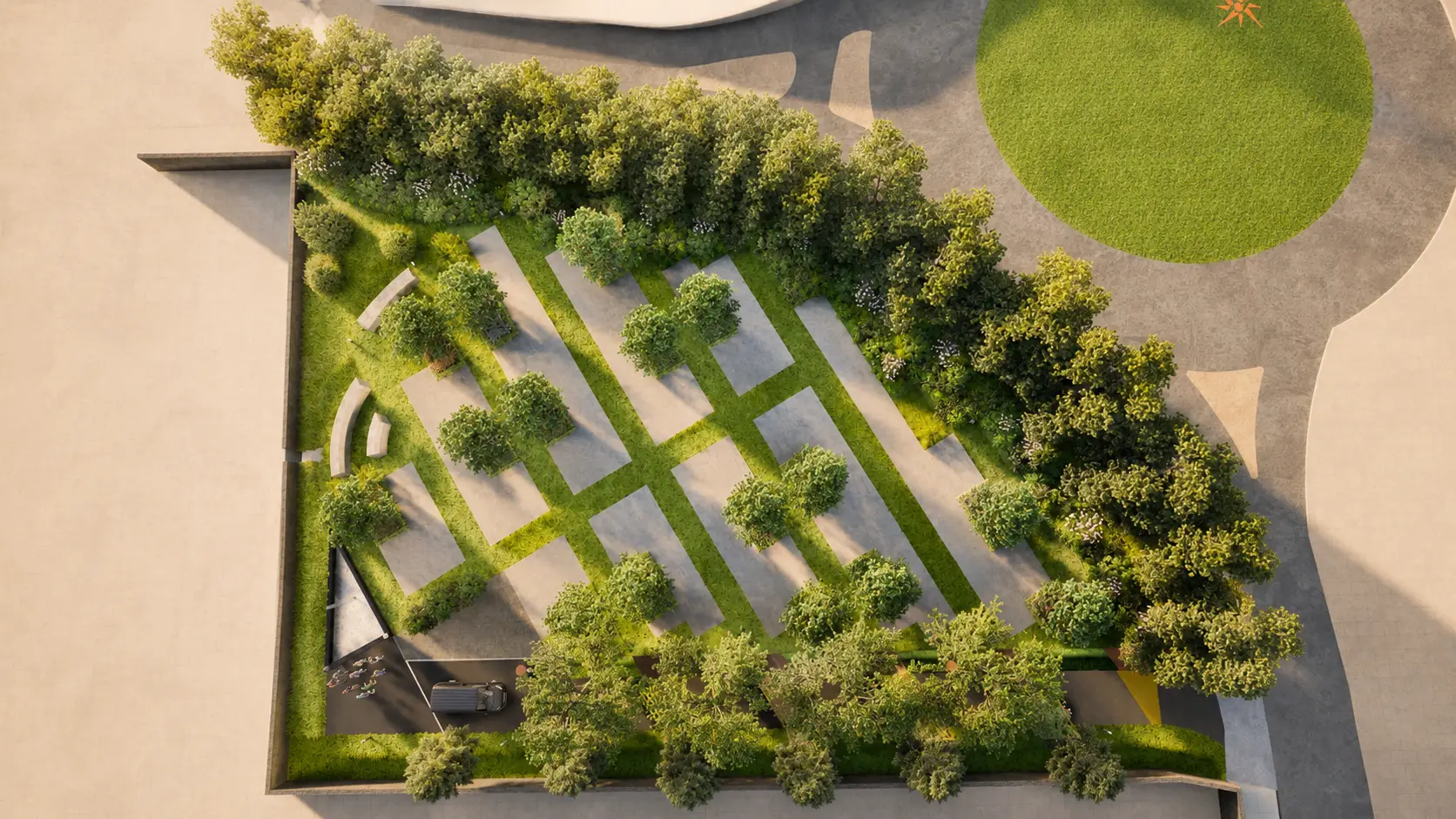 Aménagement de l&rsquo;annexe du cimetière de Noisy-le-Roi (78)