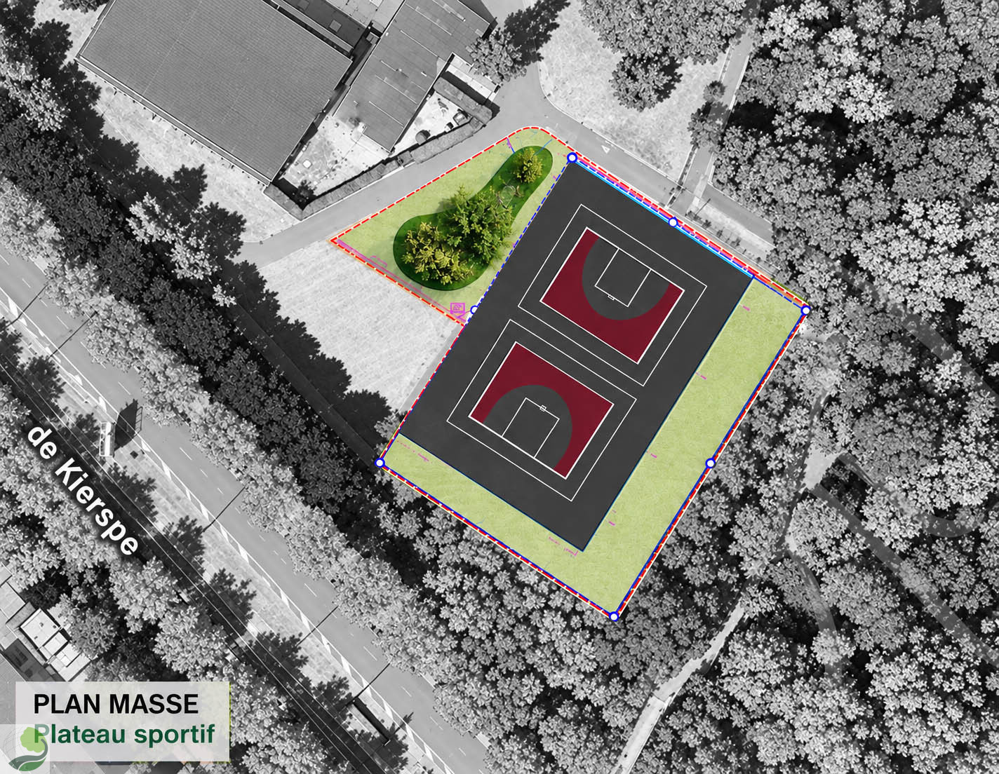 CRÉATION D’UN PLATEAU SPORTIF GYMNASE ALAIN COLAS – Montigny-Le-Bretonneux (78)