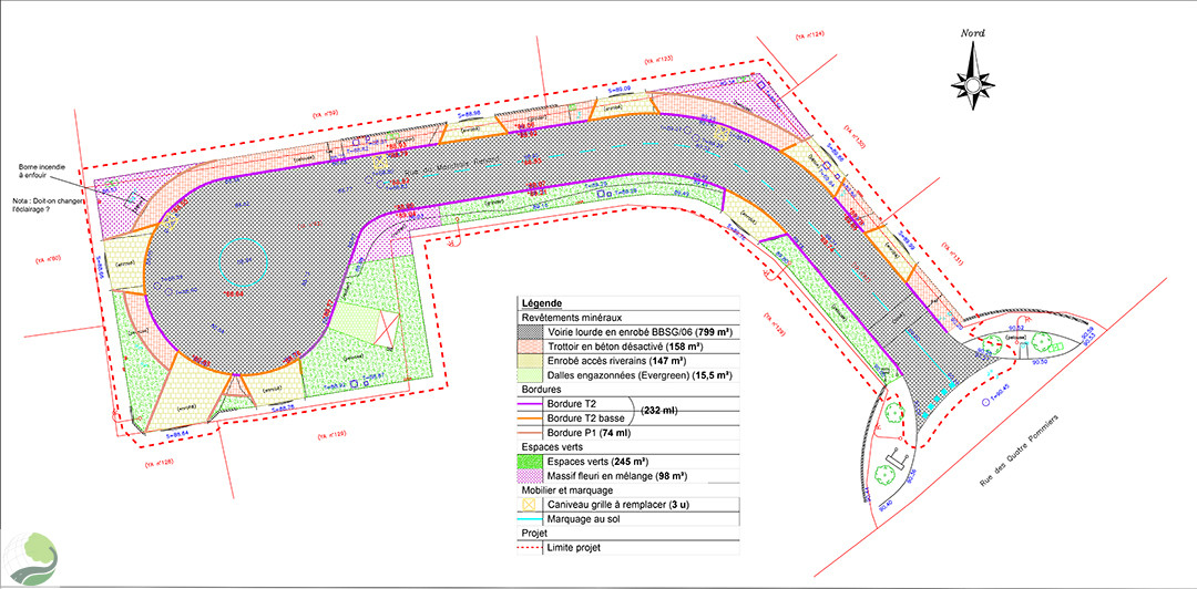 Rénovation des espaces extérieurs de la Z.A.E. « Du Marchais-Renard » à Montereau-sur-le-Jard (77)