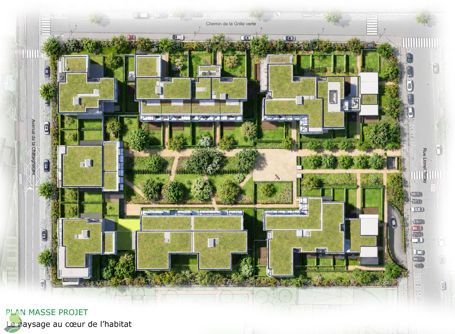 Aménagement des extérieurs de la résidence « Terray » à Rueil-Malmaison (92)